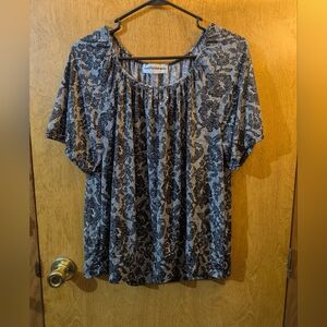 Cathy Daniels Black And White Top